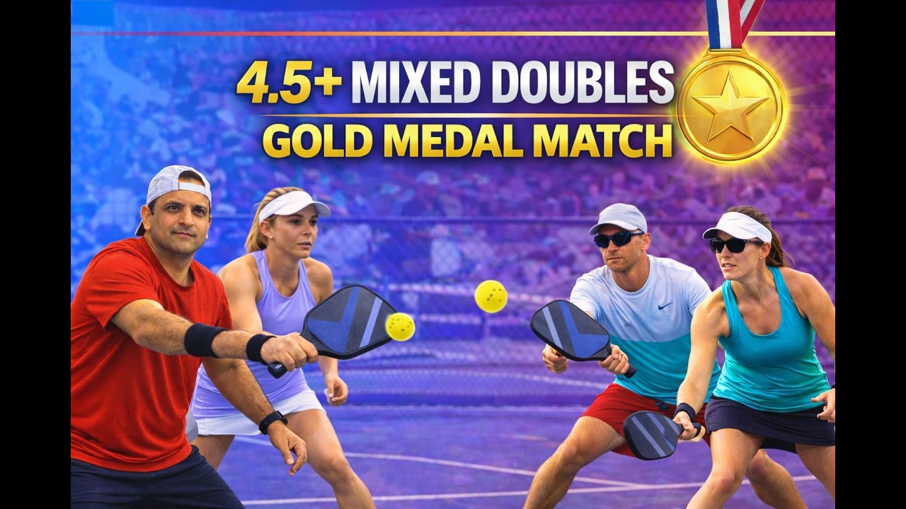 4.5+ Mixed Doubles | Competitive Pickleball | Match 8 | Gold Medal Match