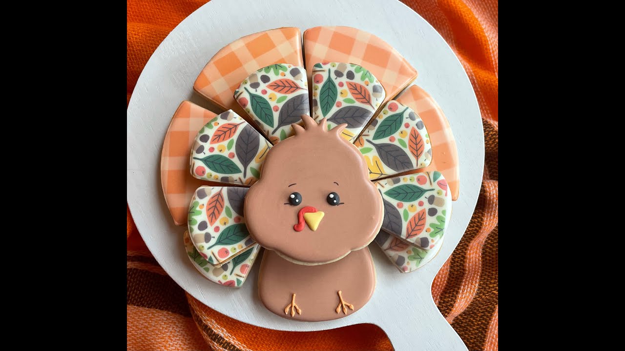Thanksgiving Cookie Art - Royal Icing and Edible Printed Sugar Cookies