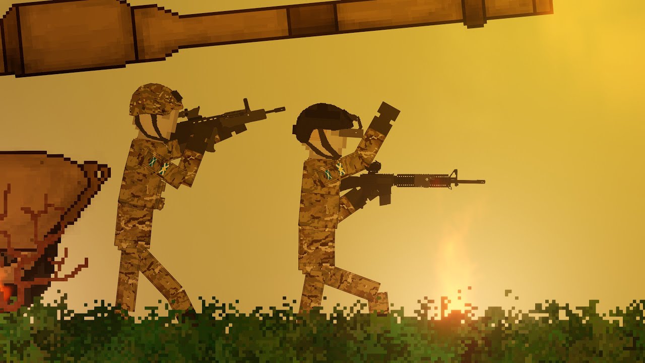 Special Forces Fights Bandits in People Playground
