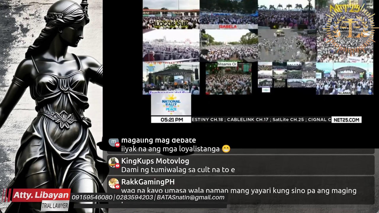PEACE RALLY O POLITICAL RALLY? INC PEACE RALLY