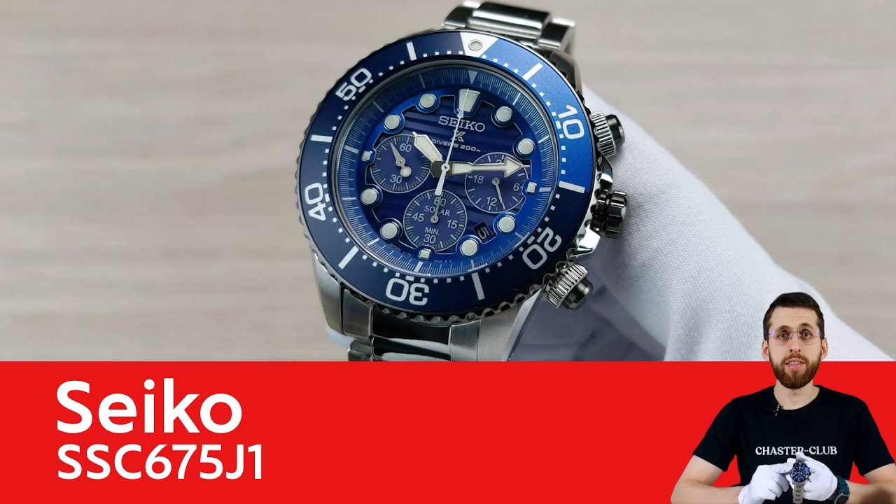 Китовый хронограф / Seiko SSC675J1