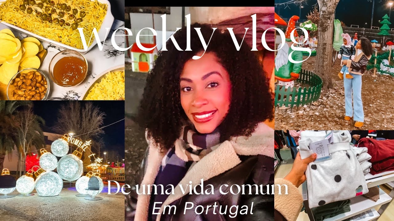 Vlog semanal: ano novo em Portugal, pista de gelo, compras na primark de inverno, luzes de natal