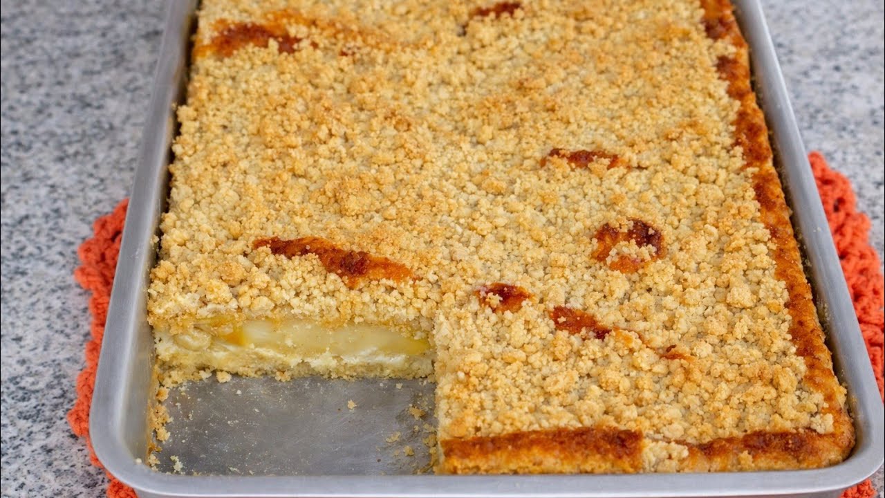 Como fazer bolo de banana com farofa | bolo cuca Fofinho e irresistível.