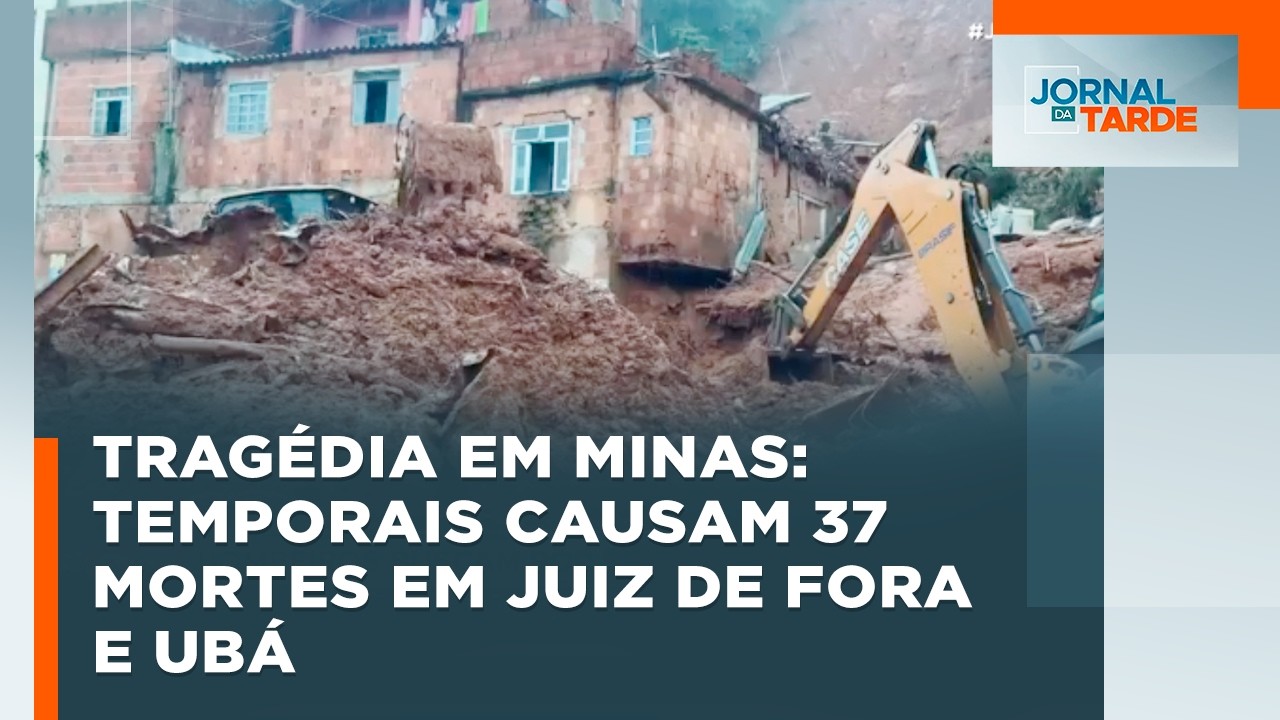 Tragédia em Minas: temporais causam 37 mortes em Juiz de Fora e Ubá