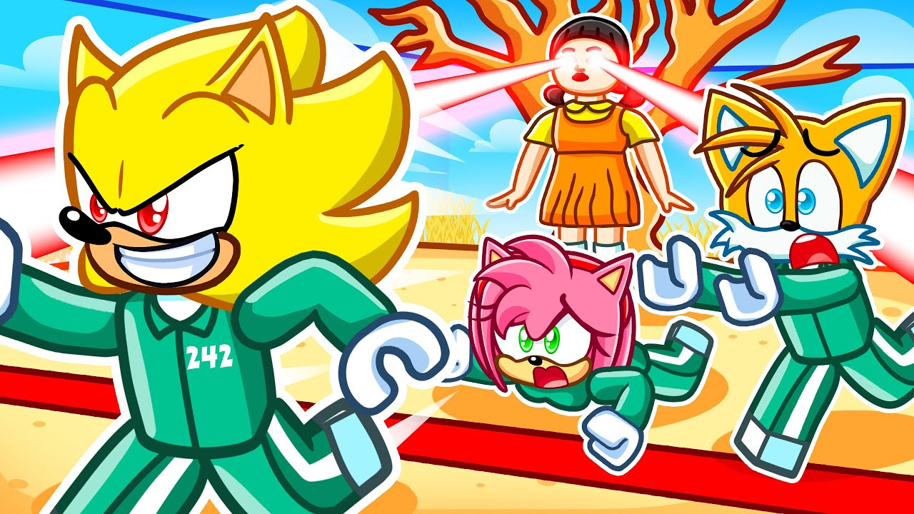 Me Convertí en SUPER SONIC en Roblox SQUID GAMES 3!