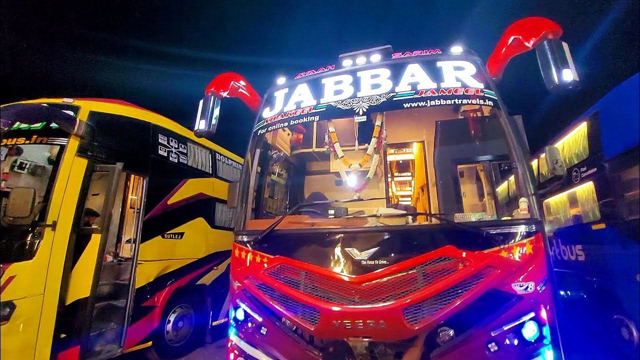 Hyderabad to Mumbai: LUXURY AC Sleeper Bus Journey (Jabbar Travels Review!)