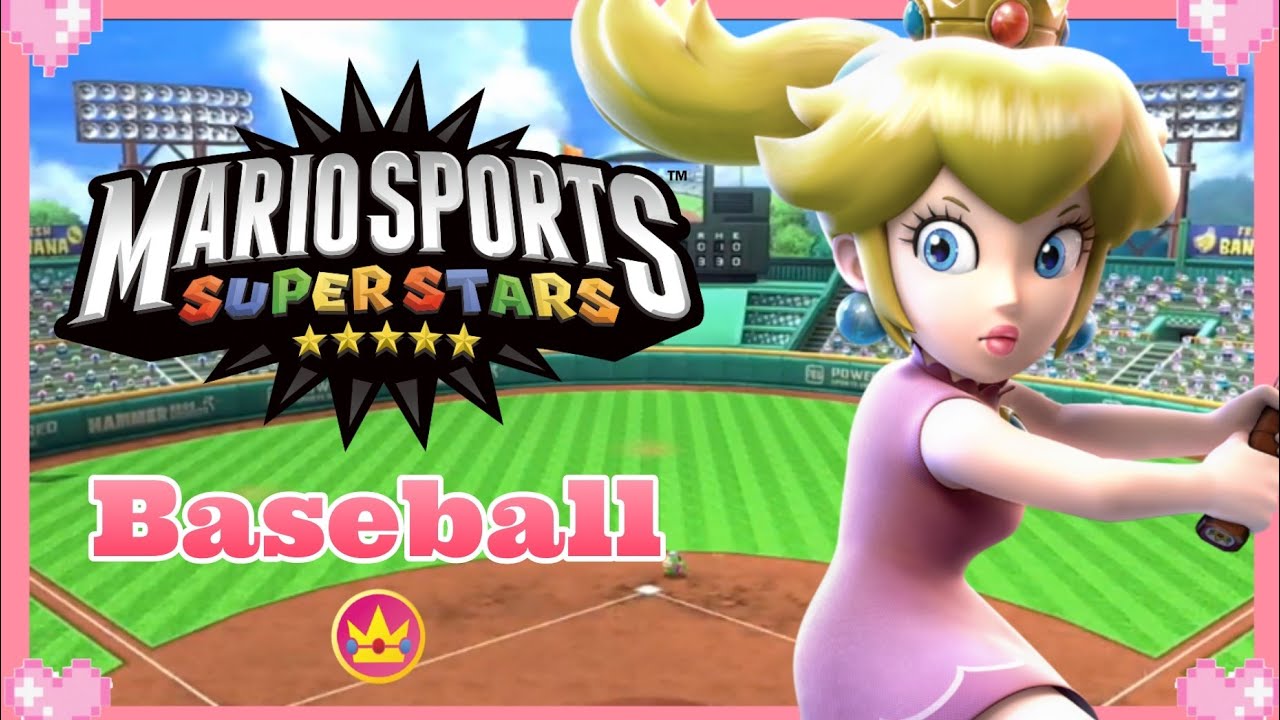 💗 Mario Sports Superstars (Baseball) Peach Gameplay 💗