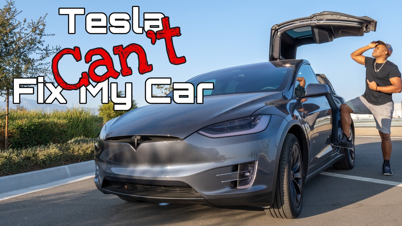 Tesla Couldn't Fix My Model X's Falcon Wing Door! I Had To Get Creative