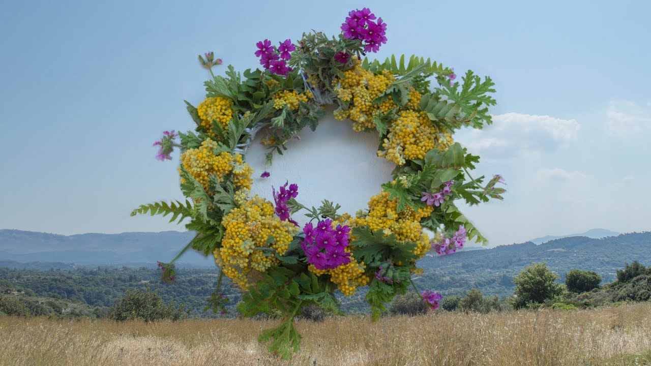 Πρωτομαγιά, μαγιάτικο στεφάνι Ψίνθος (2018)