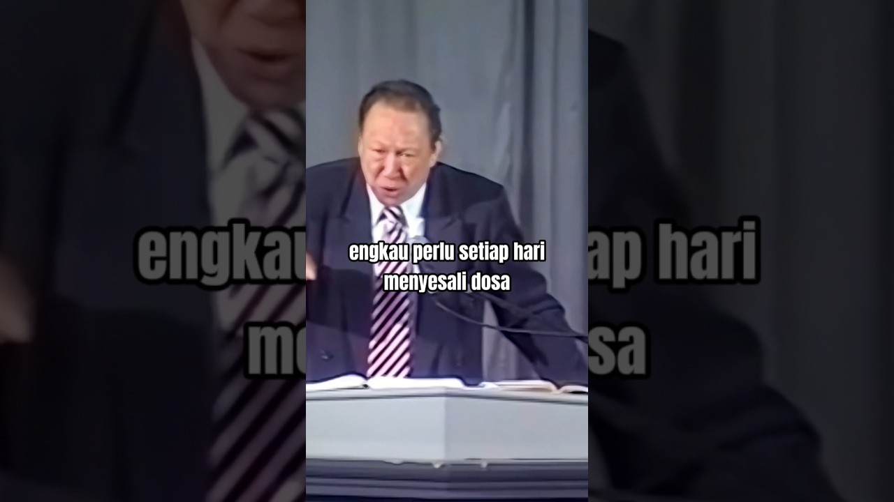 Meski sudah dikuduskan, tetap perlu bertobat terus-menerus! #pertobatan #pengudusan #stephentong