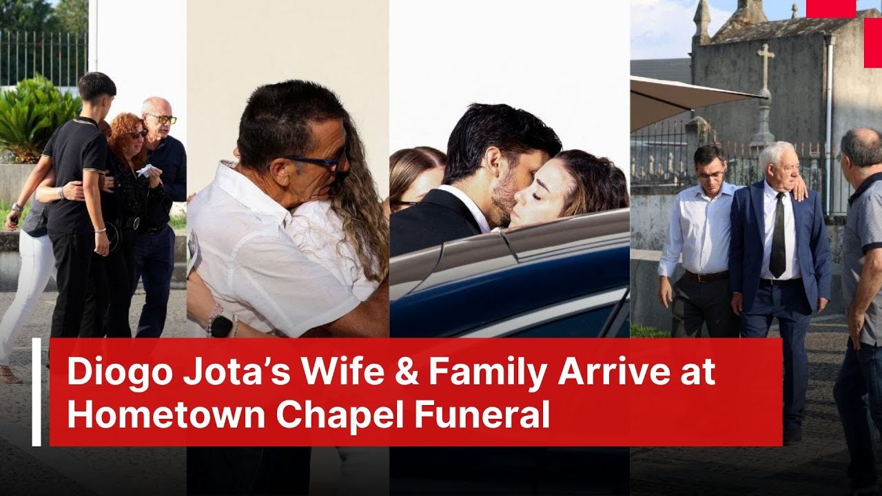Diogo Jota’s Wife and Family Arrive at Hometown Chapel for the Late Footballer’s Funeral | AD1B