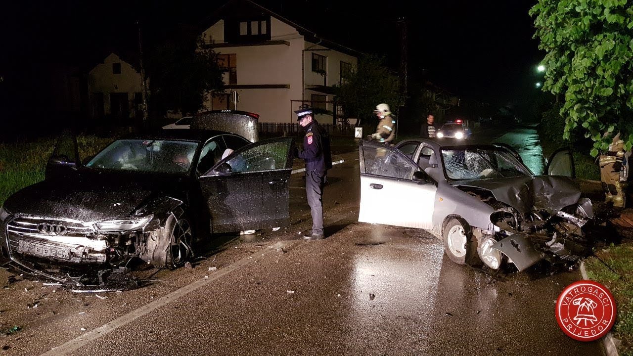 Teška saobraćajna nezgoda (5) / Severe traffic accident (5) - Vatrogasci Prijedor  30.04.2019.
