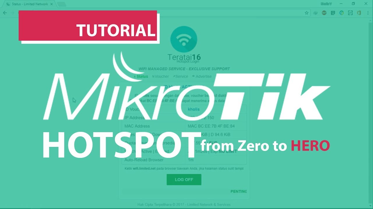 Step by Step Konfigurasi MikroTik Hotspot dari Awal sampai Siap Pakai