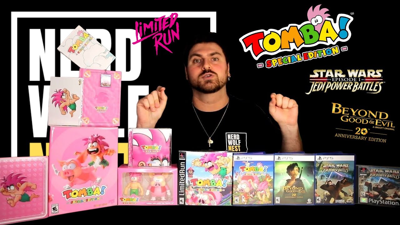 💥PROBLEMI CON LIMITED RUN GAMES!!💥 TOMBA 🪦 Collector's Edition PS5 🐷 [+ STAR WARS ✨️ + BEYOND G&E 📷]