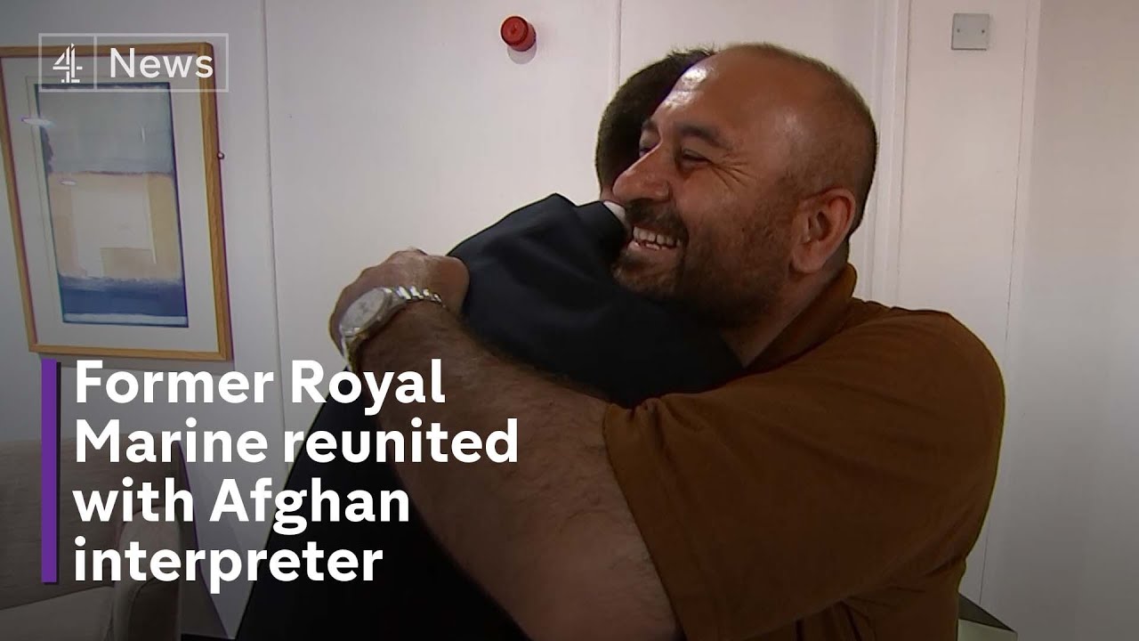 Former Royal Marine reunited with Afghan interpreter after decade apart and escape from Taliban