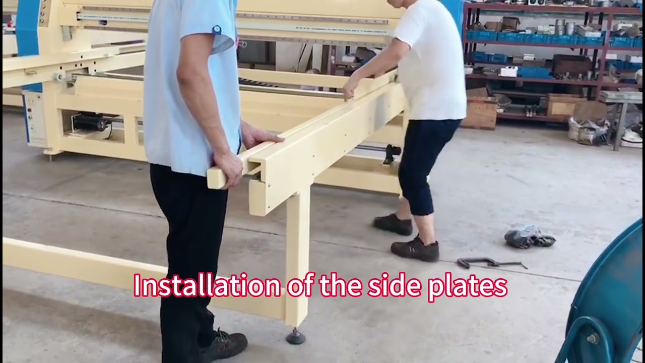HFJ-26A-2 servo motor quilting machine installation video
