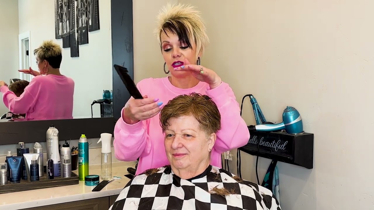 74 & Fabulous: Barbara’s Pixie Transformation | Women Over 70 Years Old