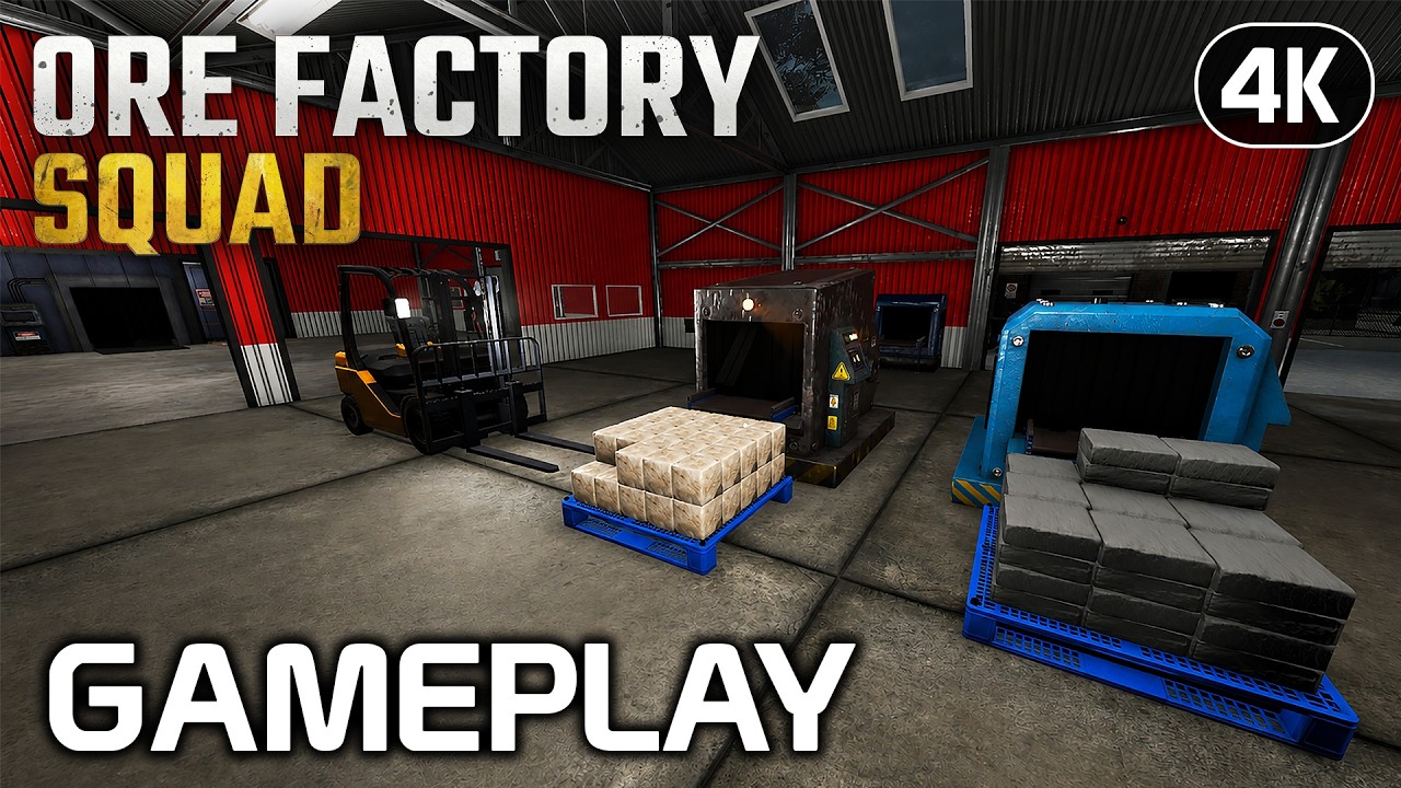 Ore Factory Squad ⛏️ | Gameplay | Respect me, I'm Forklift Certified | Walkthrough No Commentary