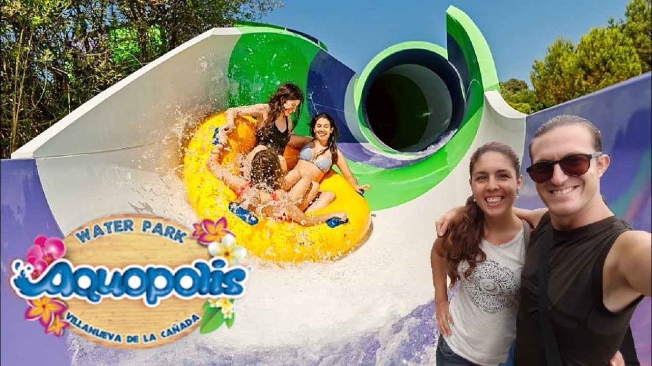 Un día en AQUOPOLIS MADRID (4K) y sus 7 Mejores Toboganes - Mejor Aquopolis de España