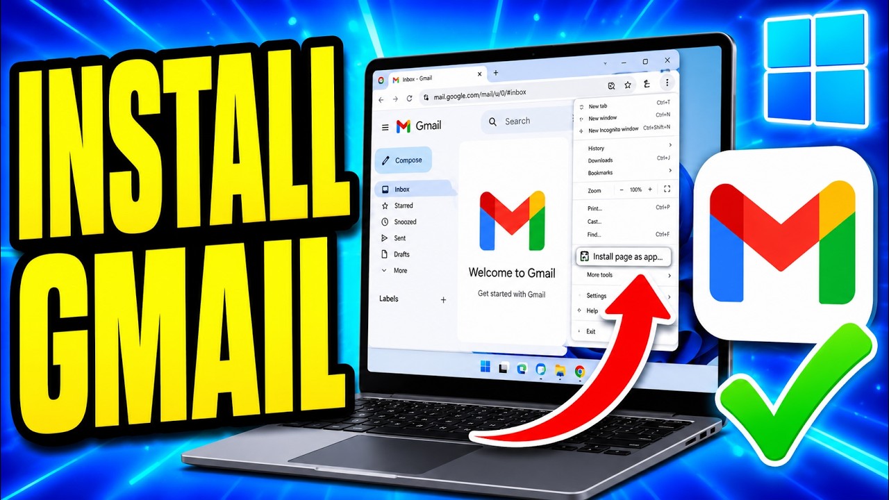How To Get Gmail Desktop App on Windows