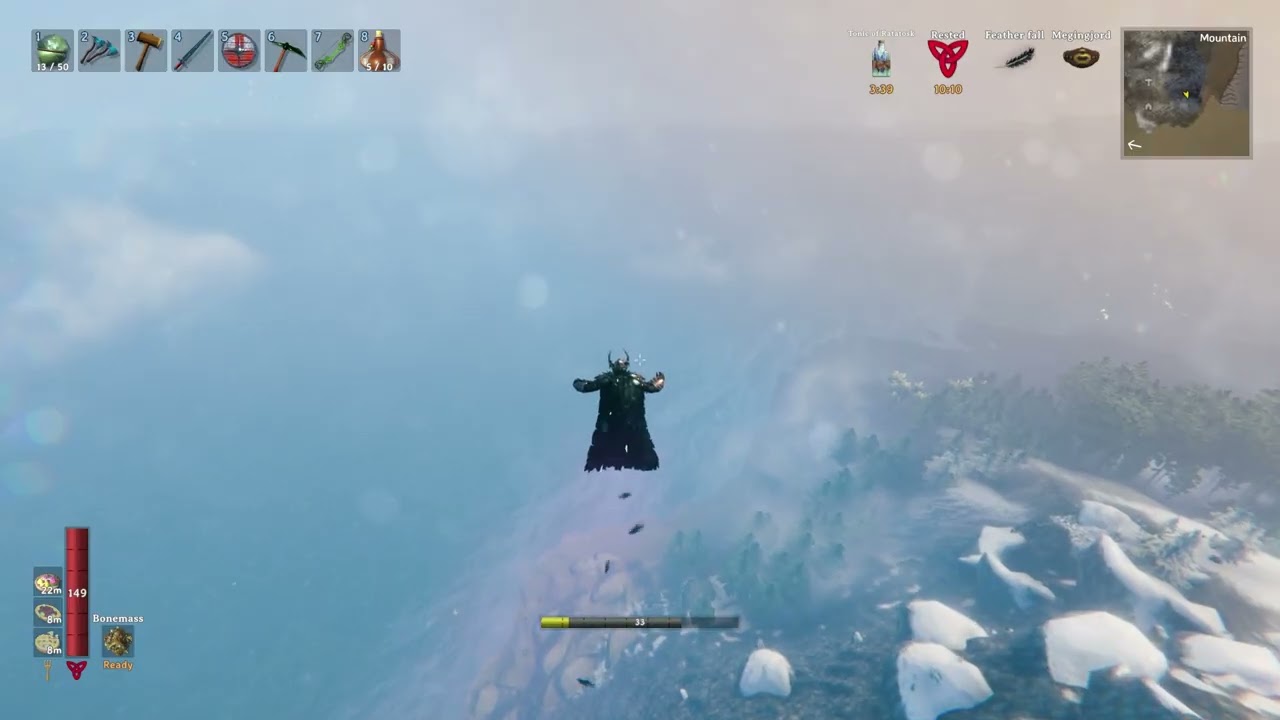 Valheim : A Leap From Above the Clouds