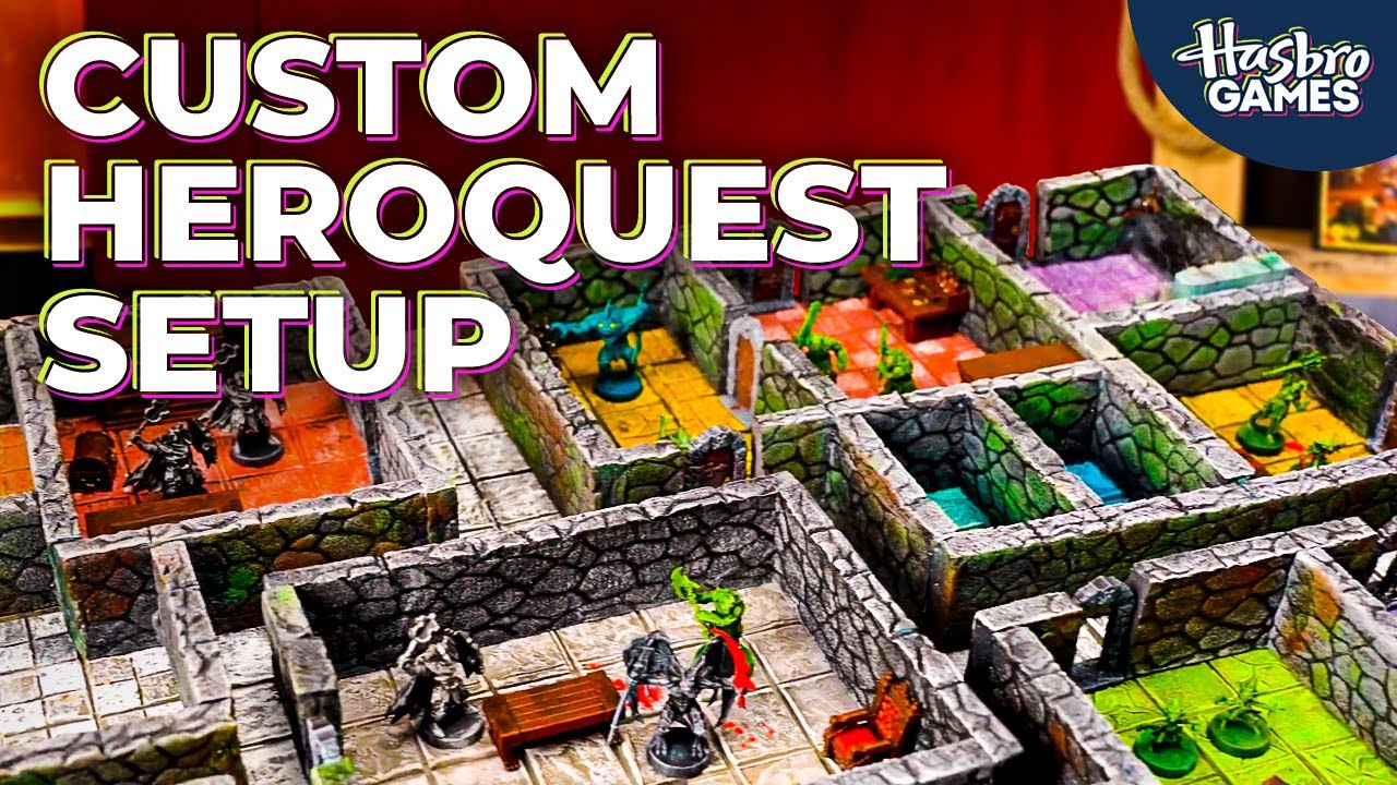 Custom HeroQuest Setup That'll Blow Your Mind 🎲🛠️