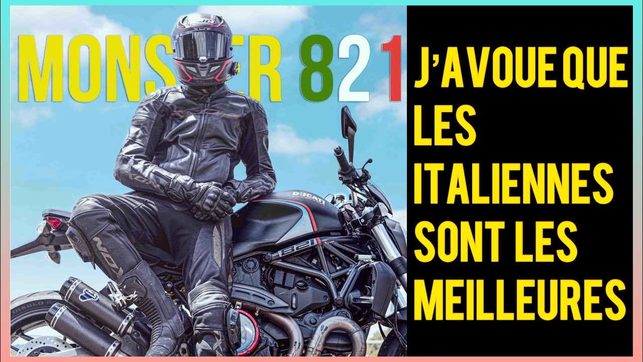 Ducati monster 821 2020 (Encore une moto avec un sale caractère) - BIKETALK #8
