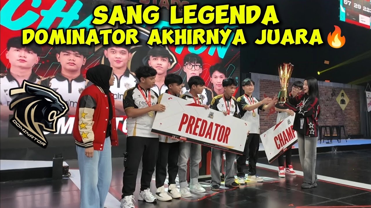 Akhirnya Sang Legenda Dominator Juara🔥