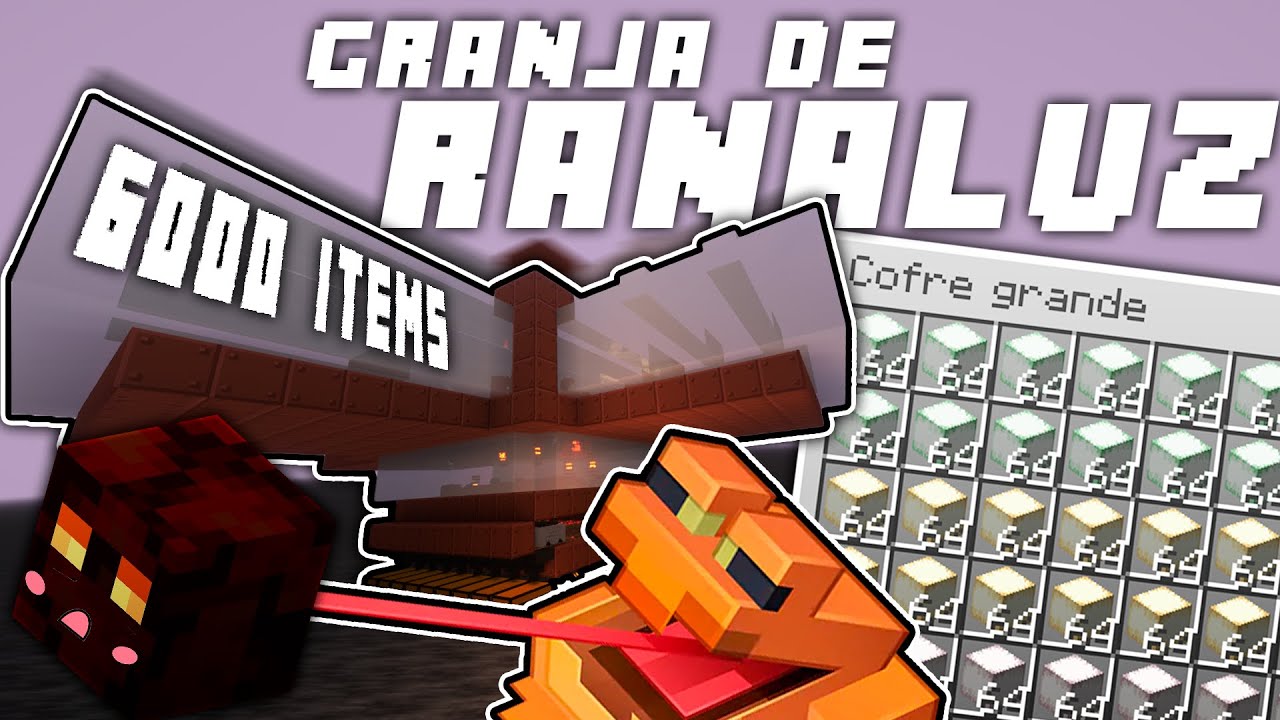 🐸Granja de RANALUZ para MINECRAFT 1.19 - 1.20.1 TODOS los Colores 6000+ por Hora 🍒 Froglight FARM
