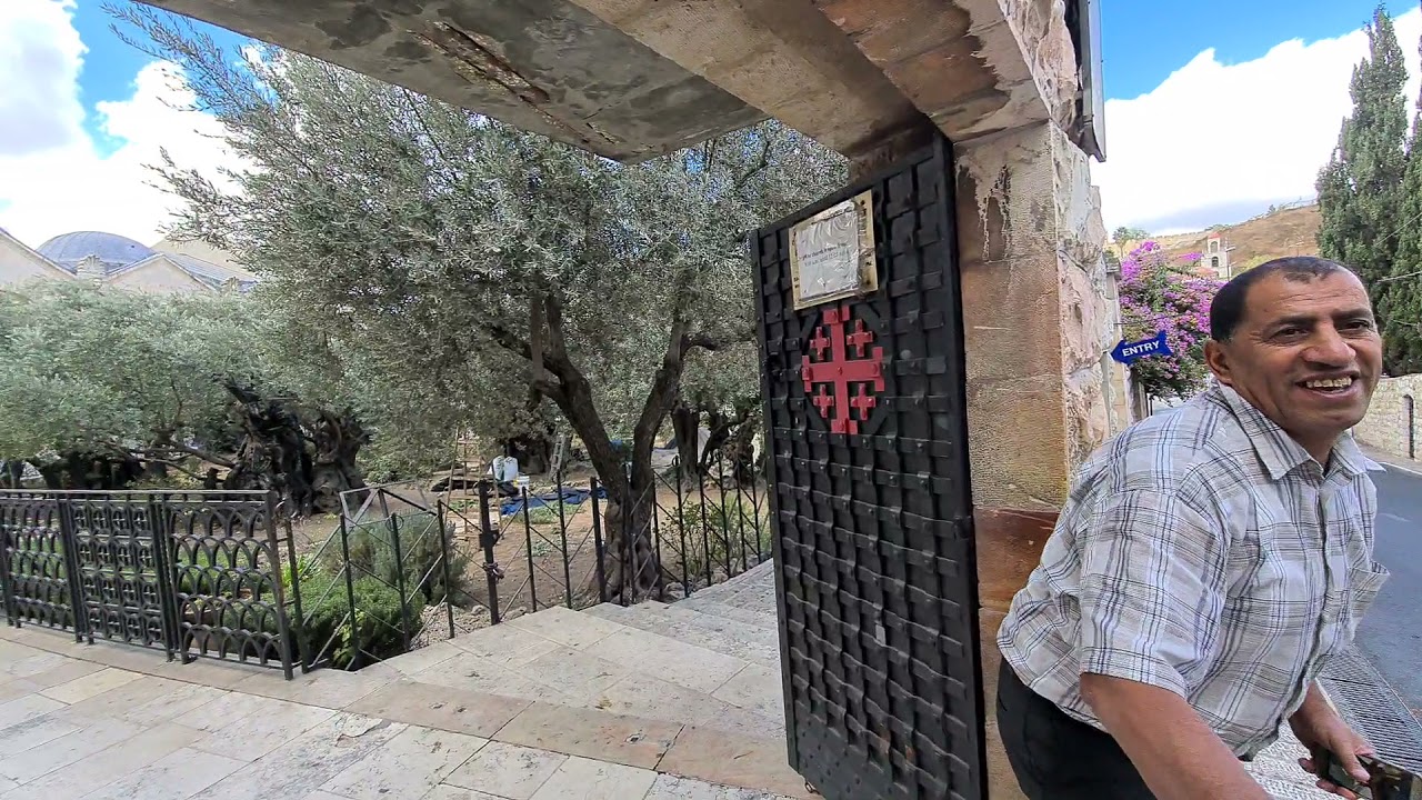 To be with Jesus during his difficult hours in Gethsemane, Jerusalem - The Basilica of the Agony