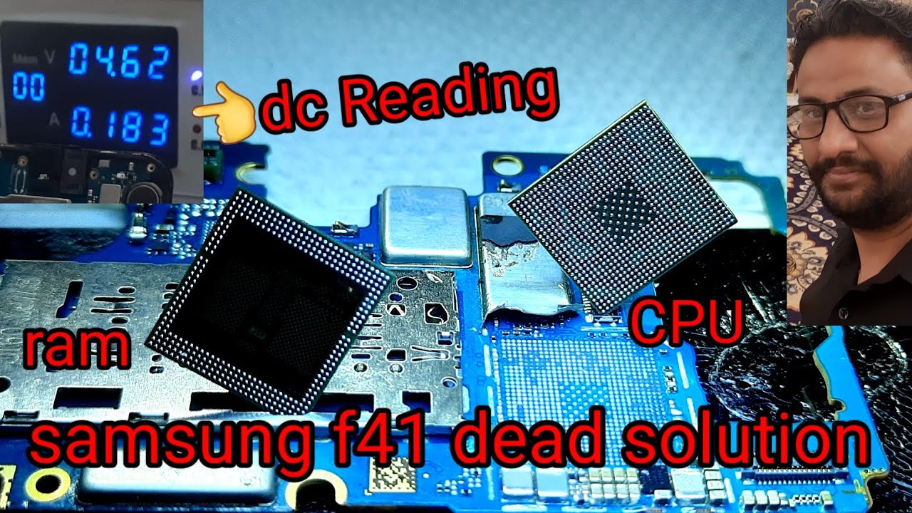 samsung f41 dead solution ! samsung f41 cpu reball / samsung f41 cpu problem #samsungf41