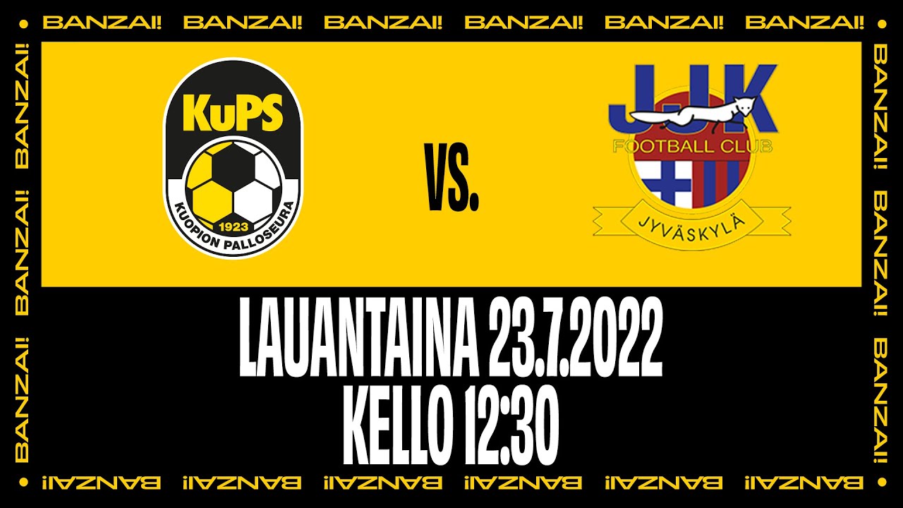 KUPS - JJK | P14 HARJOITUSOTTELU | LA 23.7.2022 | KLO 12:30