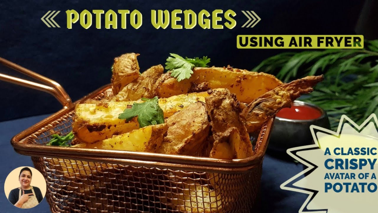 Potato Wedges Air Fryer - Crispy Potato Wedges Recipe