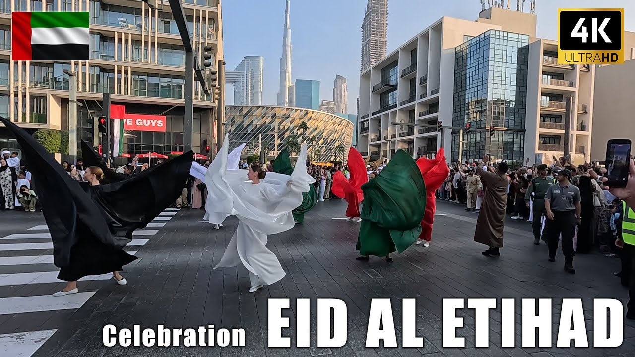 UAE National Day Celebrations | Eid Al Etihad 54th Parade | City Walk Dubai