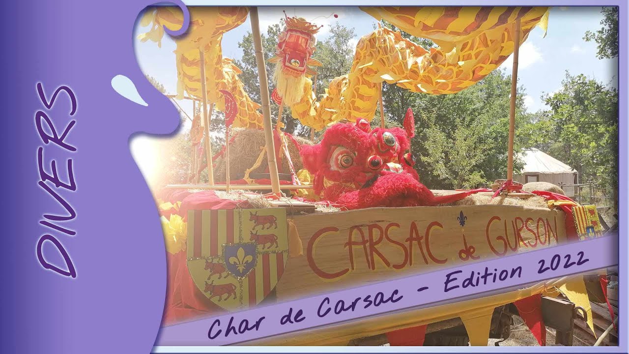 Construction du char de Carsac - Edition 2022