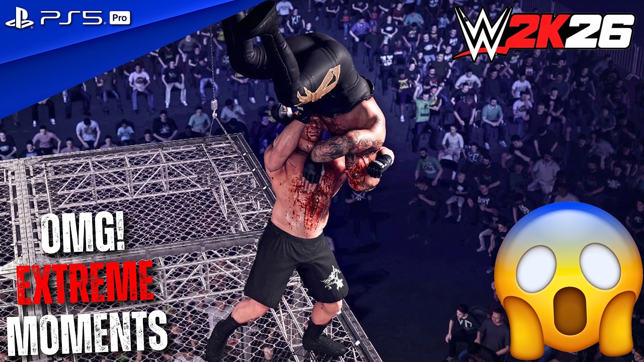 WWE 2K26 - Brock Lesnar vs. The Undertaker - Hell in a Cell Match at WrestleMania | PS5 Pro [4K60]
