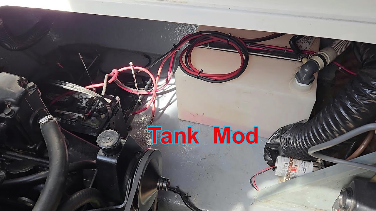 Water Tank Mod 1992 Sea Ray Sundancer 230 Boat Hope it works