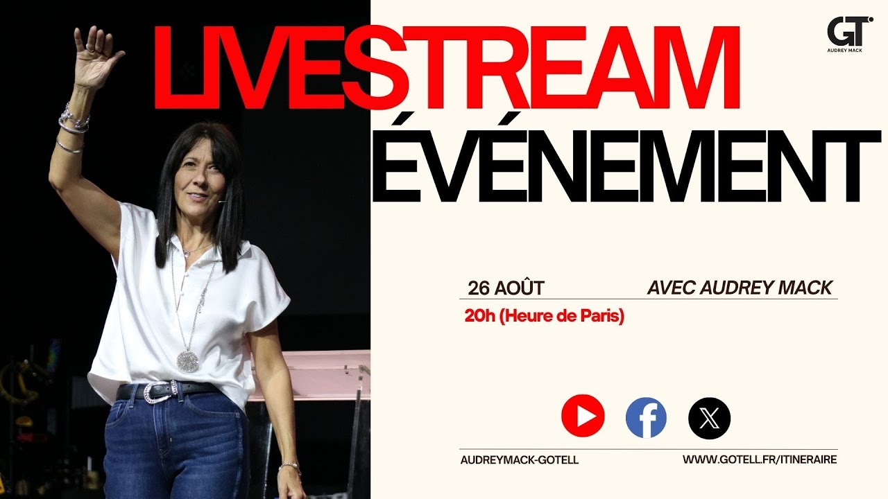 Diffusion en direct avec Audrey Mack !