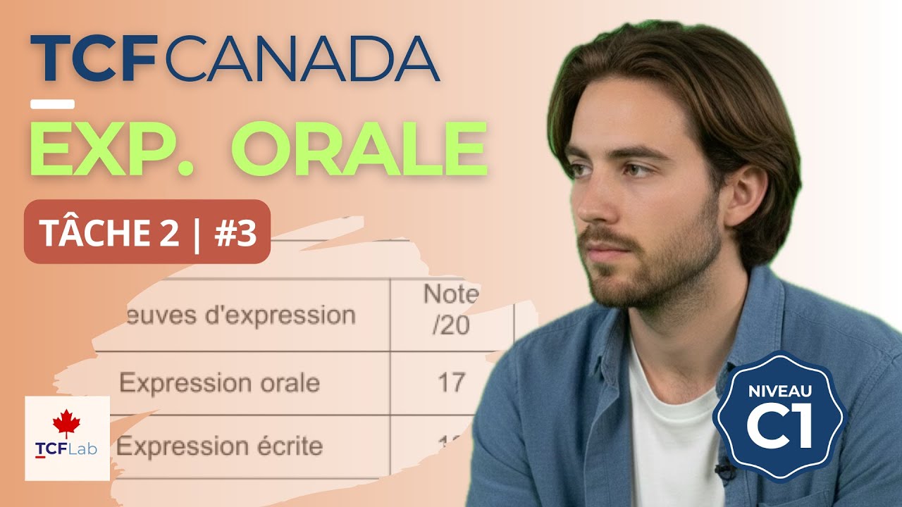 TCF | Simulation Expression Orale Tâche 2 (Niveau C1) | #3 Connaître le quartier