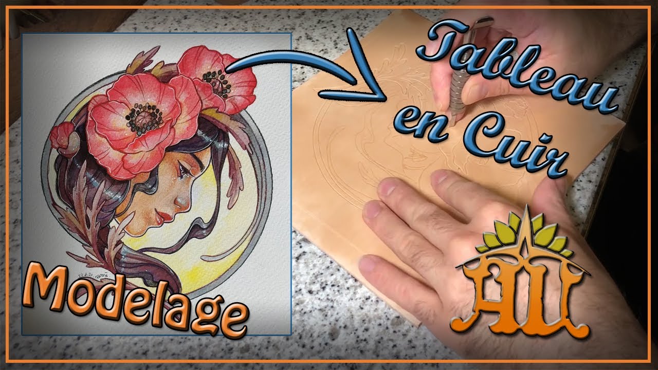 Tableau en cuir repoussé avec Namilulali