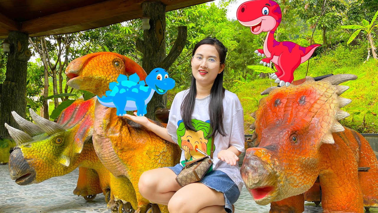 Tổng hợp Changcady khám phá thế giới khủng long, khủng long ăn cỏ, khủng long bạo chúa