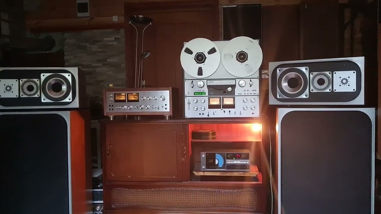 Amplifer Nad 200 +reel to reel philips n4520+leak 2075 speakers