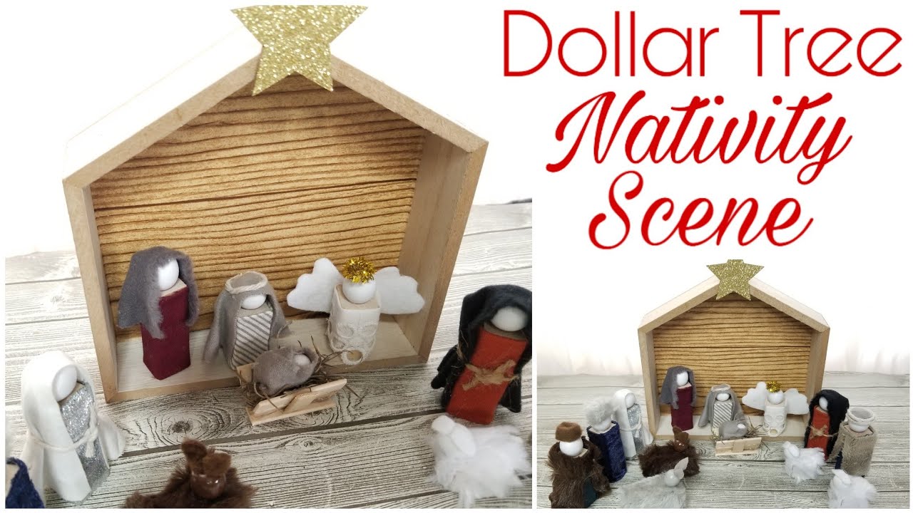 Dollar Tree DIY Nativity Scene