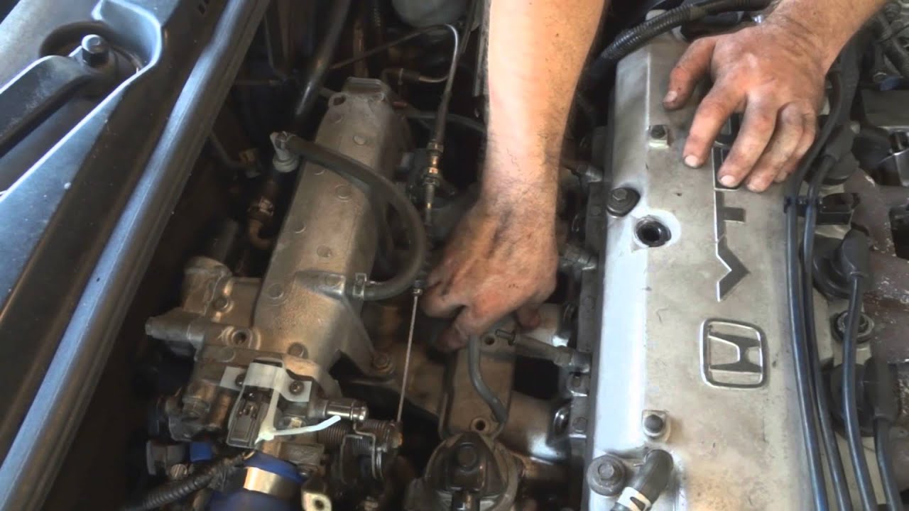 Cleaning the egr system on a 1994-1997 Honda accord