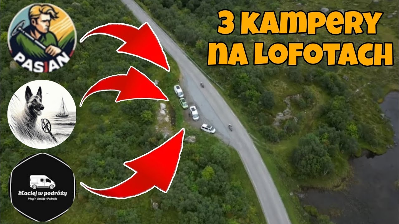 3 Kampery Citroen Jumper, Wolkswagen T4, Fiat Ducato zwiedzają Lofoty !!