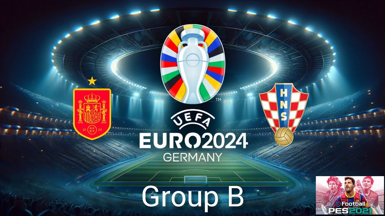 UEFA Euro 2024, Group Stage, Group B Matchday 1, Spain vs Croatia