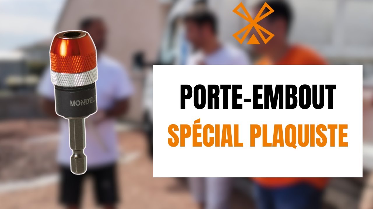 Porte-embout sp&eacute;cial plaquiste