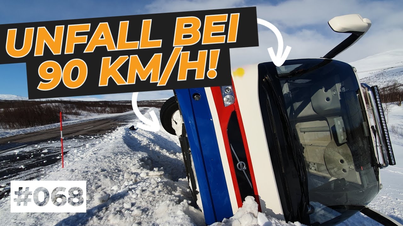 Bus-Unfall nach plötzlichem Eis auf der Straße und nicht so smarte Smarts | #GERMAN #DASHCAM | #068