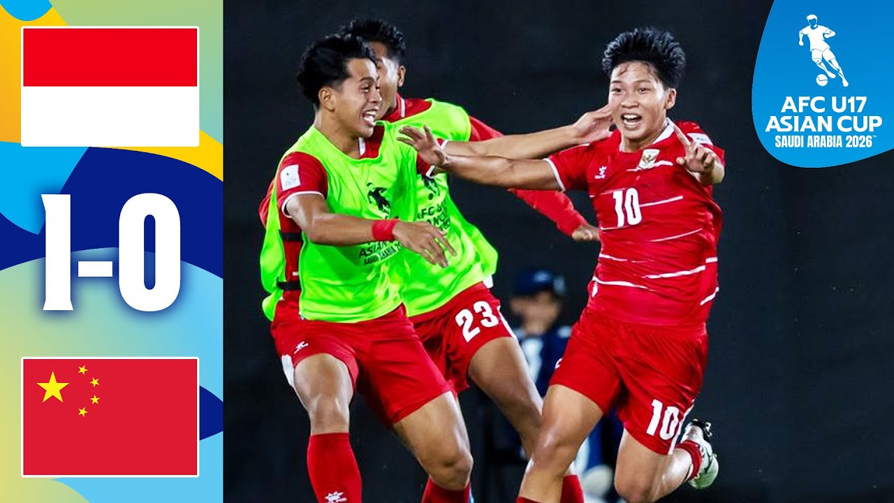 Dream start for young TEAM GARUDA! | Indonesia - China PR | Highlights | AFC U17 Asian Cup&trade;