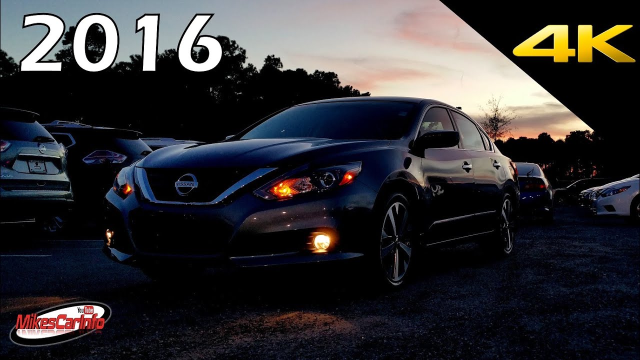 👉 AT NIGHT: 2016 Nissan Altima Interior and Exterior in 4K + Night Drive